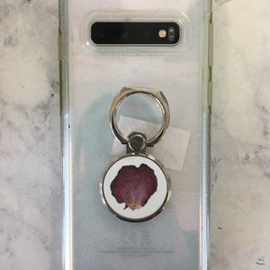 Pink Petal Phone Ring; Phone accessory